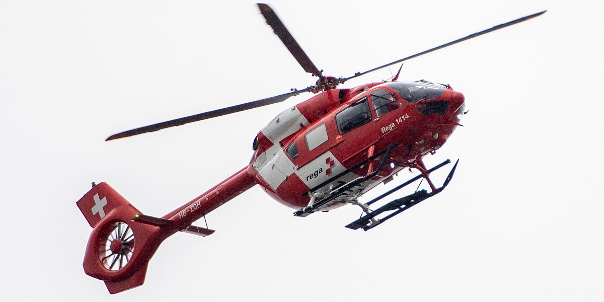 Rettungshelikopter im Einsatz (Symbolbild)