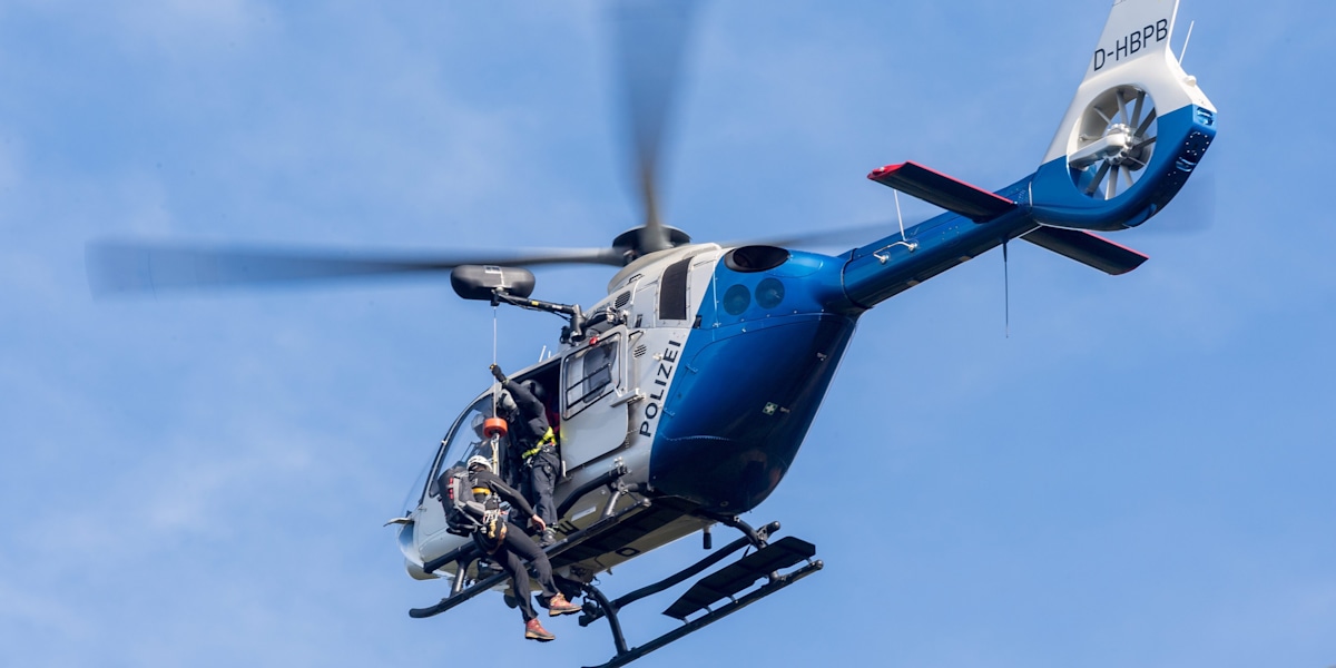 Rettungshelikopter im Einsatz (Symbolbild)