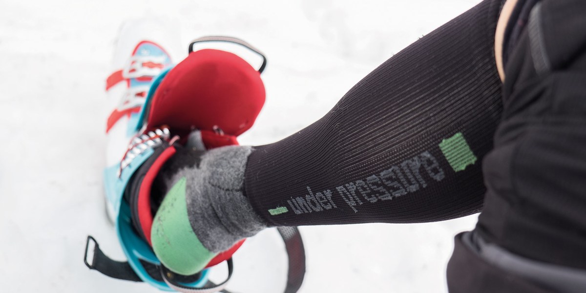 Under Pressure Ice Touring Socke, Kompressions-Strümpfe, Test, Produkttest, Skitourensocken, Minitest