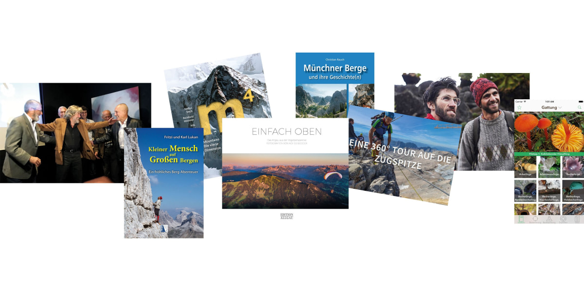 Medien, Test, Bücher, Rezensionen, Still Alive, Messner Reinhold, ZUGSPITZE 360°, App Pilze 123, Adi Geisegger: Einfach oben, m4 Mountains – Die vierte Dimension