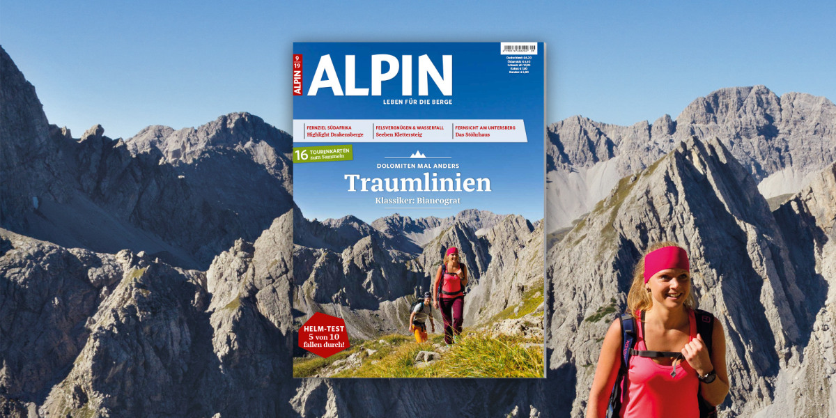 ALPIN 09/2019: Traumtouren  in den Lienzer Dolomiten