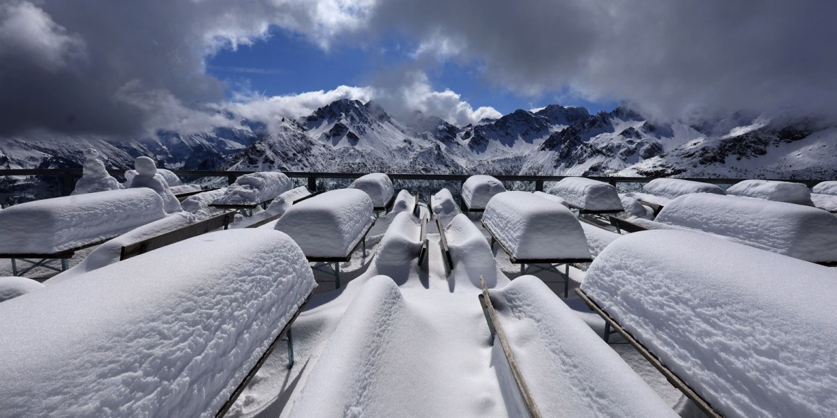 Bild vom 15.09. von der auf 1780 Meter hoch gelegenen Mittelstation am Fellhorn.