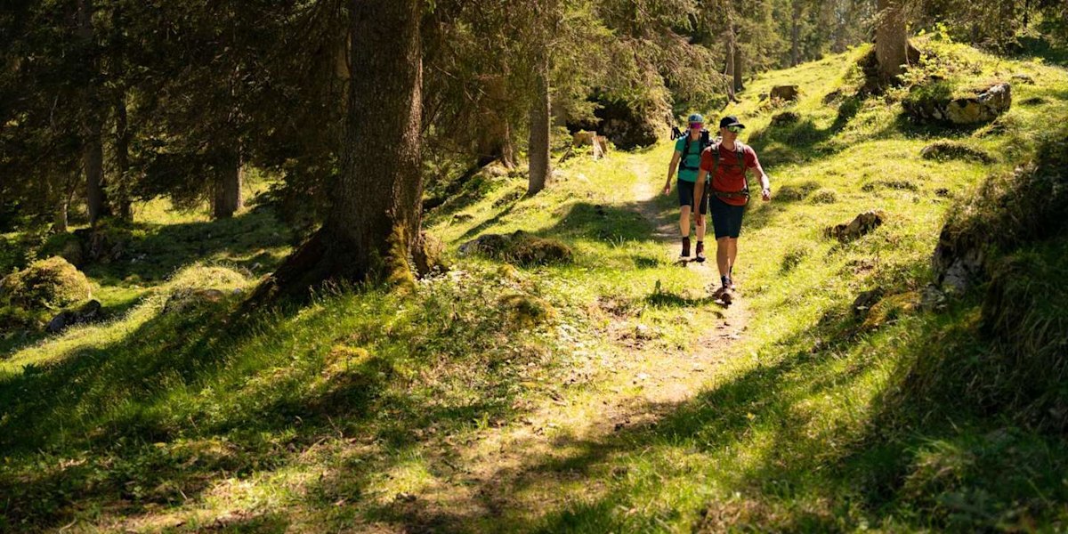 Tiefergelegen und südseitig sind die Tourenverhältnisse schon beinahe sommerlich. 