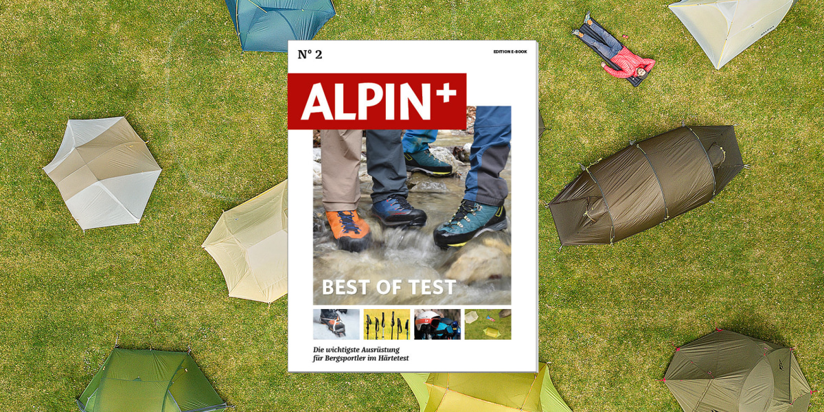 ALPIN-Test: Vergleich von Zwei-Mann-Zelten.