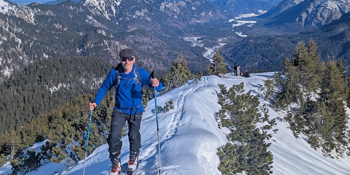Auch in den bayerischen Alpen sind trotz der Regenfälle noch Skitouren möglich