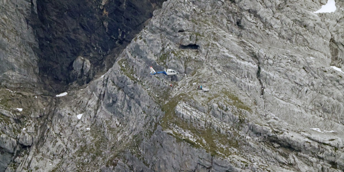 Bergsteiger aus Watzmann-Ostwand gerettet