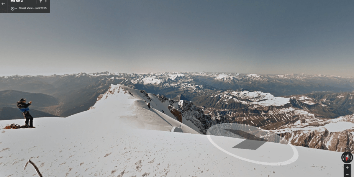 Gipfel des Mont Blanc