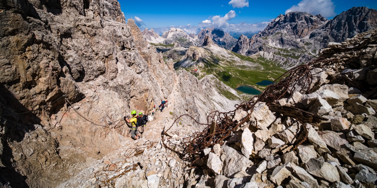 Die sechs schönsten Klettersteige in den Sextner Dolomiten