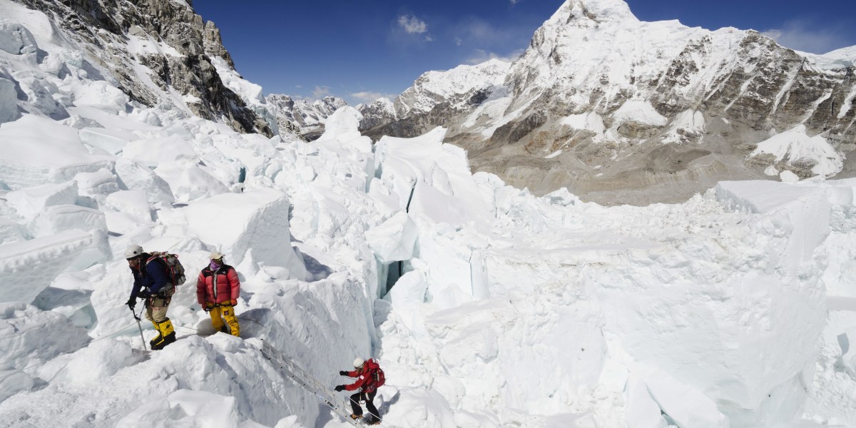 Gletscher am Mount Everest