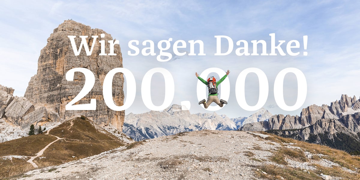 Danke für 200.000 Follower auf den ALPIN Social Media Kanälen!