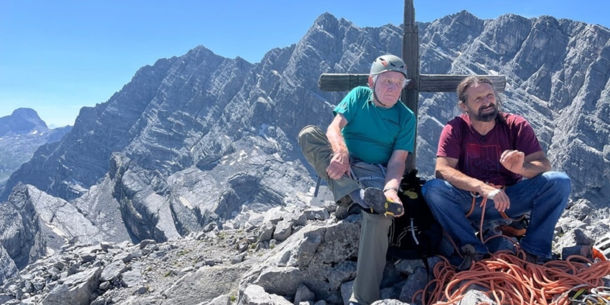 Mit 85 durch die Alte Westwand am kleinen Watzmann