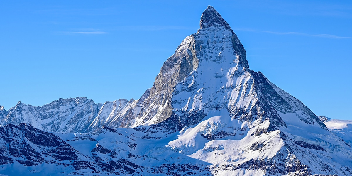 Das Matterhorn zählt zu den bekanntesten und anspruchsvollsten Bergen der Alpen.