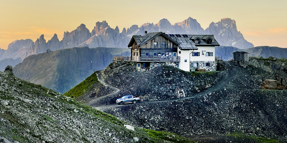 Die Berg­vagabundenhütte 