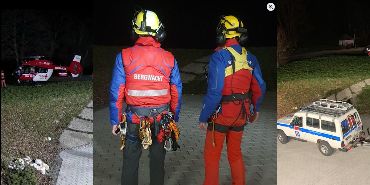 Die Bergwacht Kochel war mit insgesamt zehn Einsatzkräften im Einsatz.