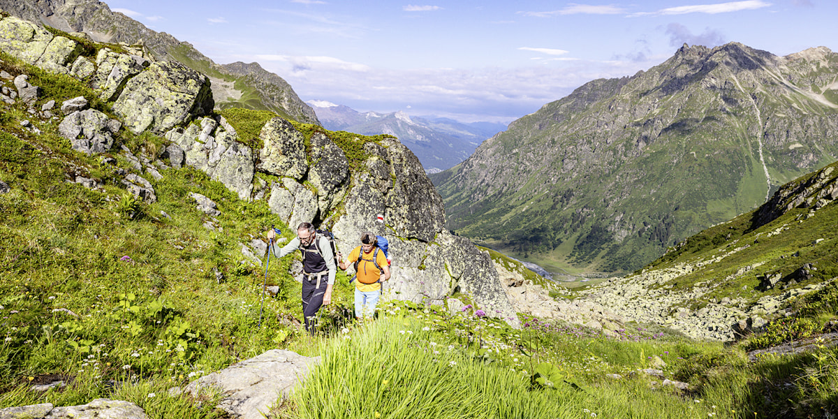 Bergsteigerregion Klosters: Zwischen Gletschern und Bergseen.
