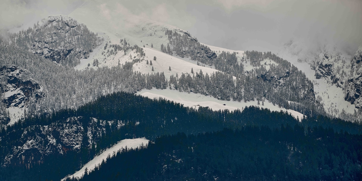 Hochwinter? Die Schneelage über Schönau am Königssee am 15. September 2024.