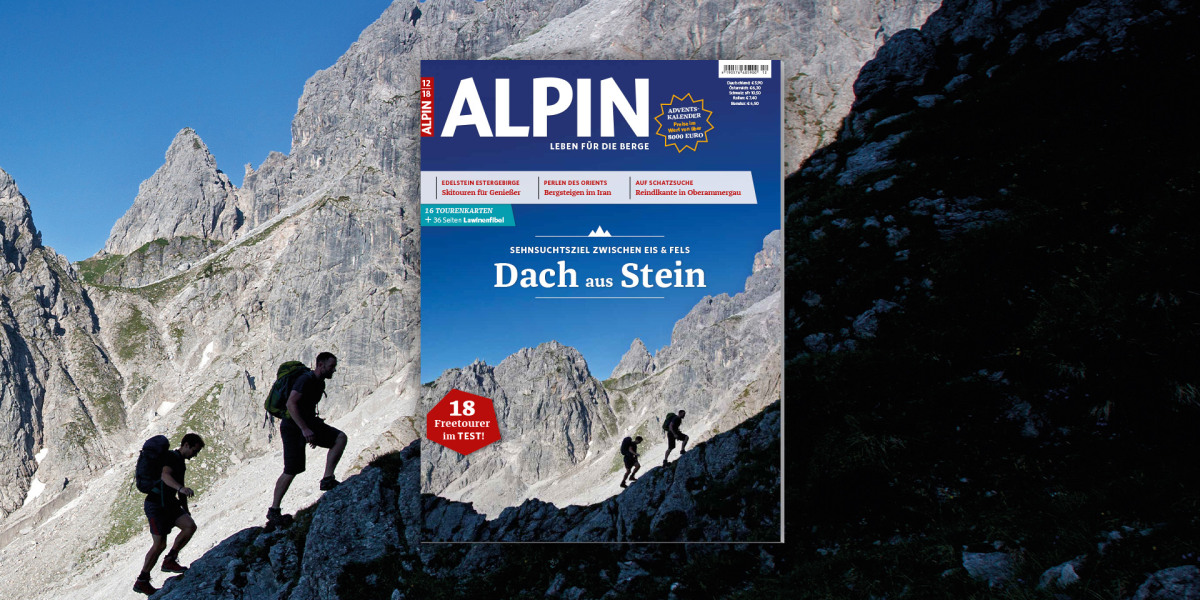 ALPIN 12/2018: Steile Steige und griffiger Fels am Dachstein
