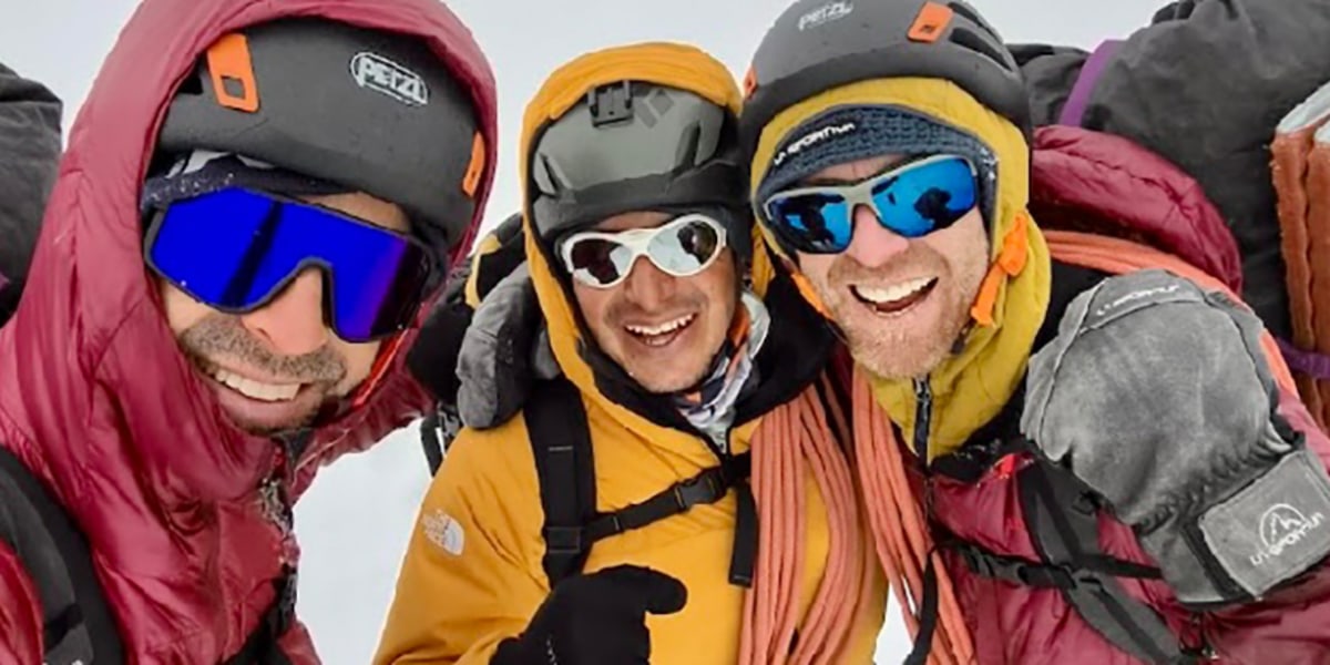 Das Trio im Bild.
