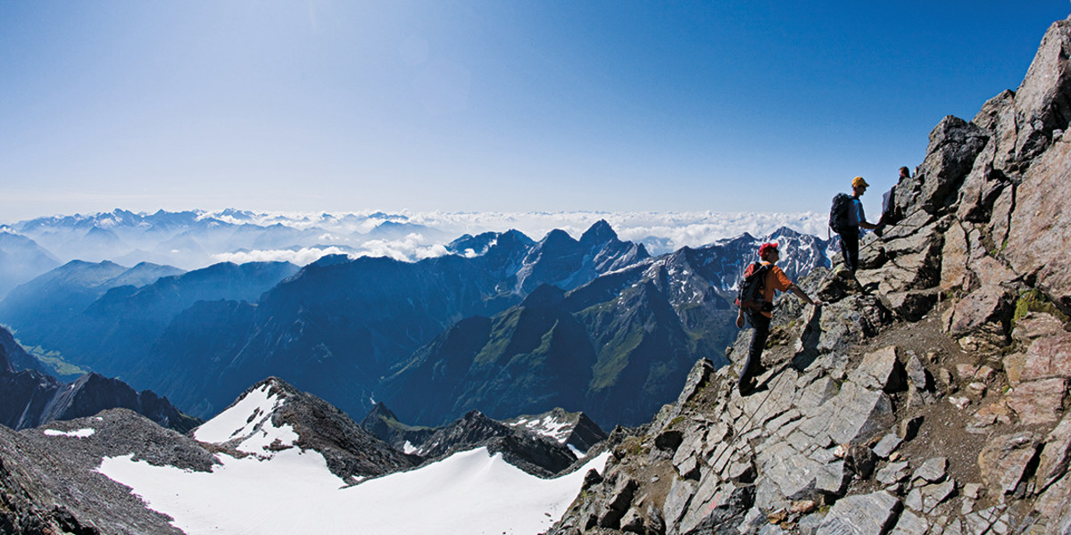 Der Habicht ist für alpin erfahrene Wanderer weitgehend problemlos zu besteigen.