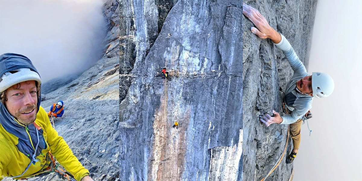 "Untergang der Titanen": Schweizer Alpinisten gelingt erste freie Begehung