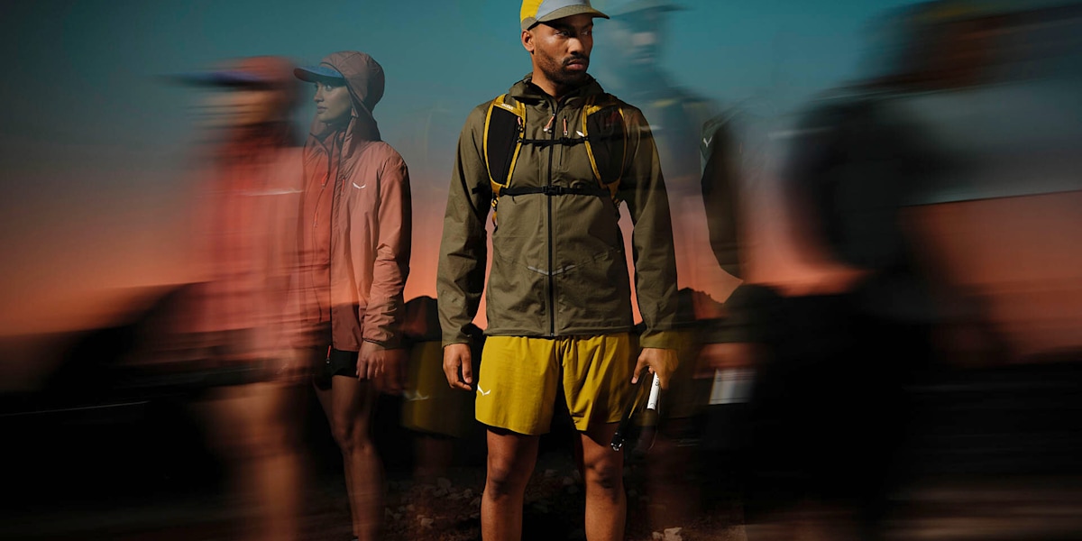 Leicht, schnell, alpin unterwegs: Die neue "Set the Tone"-Kollektion von Salewa.