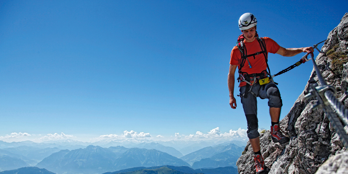 Der Königsjodler-Klettersteig auf den Hochkönig ist 