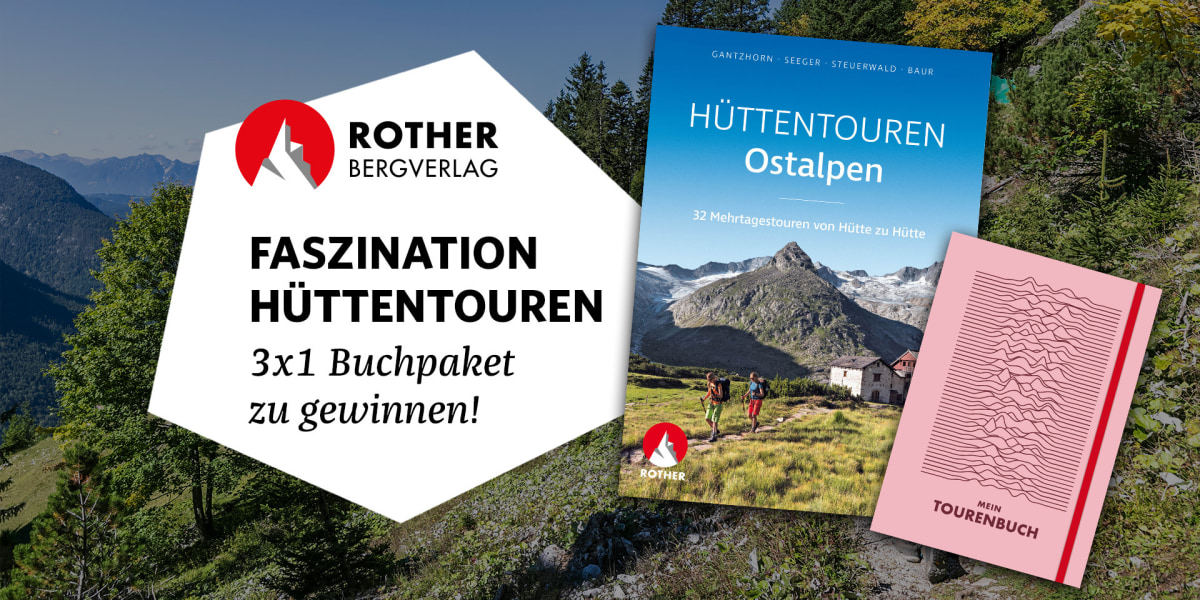 Gewinnt ein Buchpaket aus dem Rother Bergverlag 