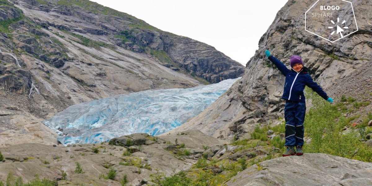 Gletscherwanderung mit Kindern in Norwegen