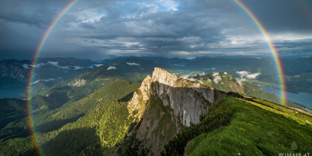ALPIN-PICs im September: "Regebogen und Wolkenstimmungen am Berg"
