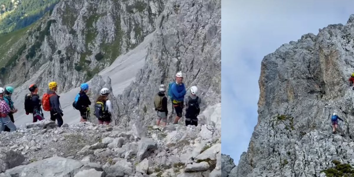 Stau am Innsbrucker Klettersteig: Video weckt Erinnerungen an den Everest
