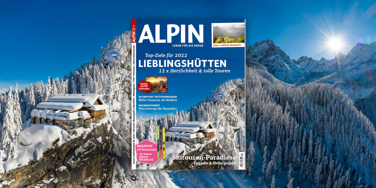 Mit ALPIN ins neue Bergjahr: Das sind die Themen unserer Januar-Ausgabe.
