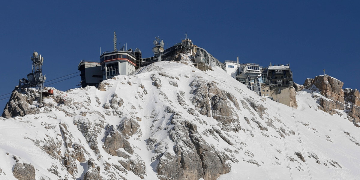 Schneefelder, Schotterrinnen und Schlamm: Rettungsaktion an der Zugspitze 