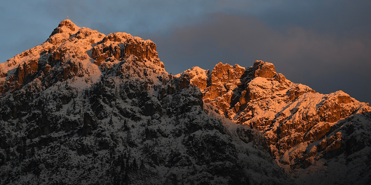 Tour unterschätzt: Vier Wanderer am Kramer in Bergnot (Symbolbild, keine aktuellen Verhältnisse!)