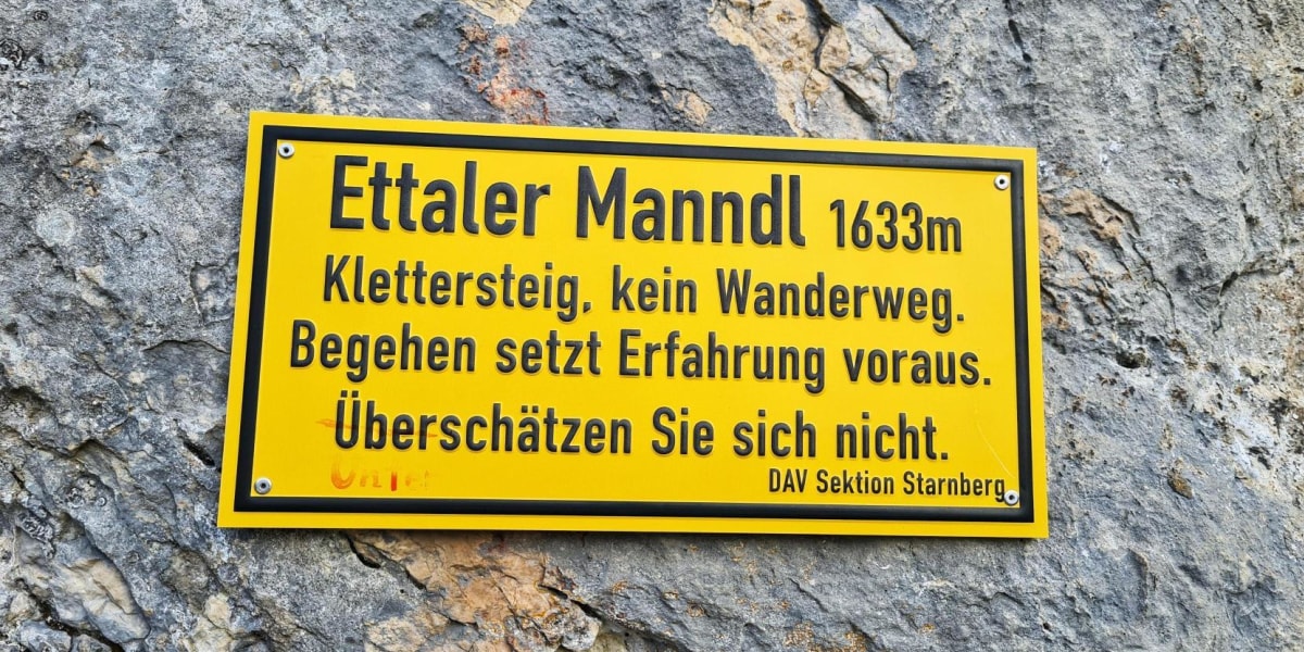 Ettaler Manndl: Wanderer stürzt 130 Meter ab