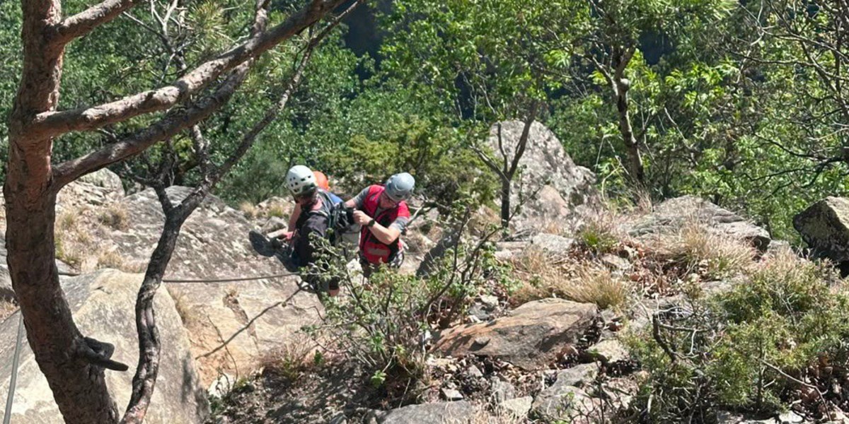 Klettersteig bei Meran: Familie wegen Hitze gerettet