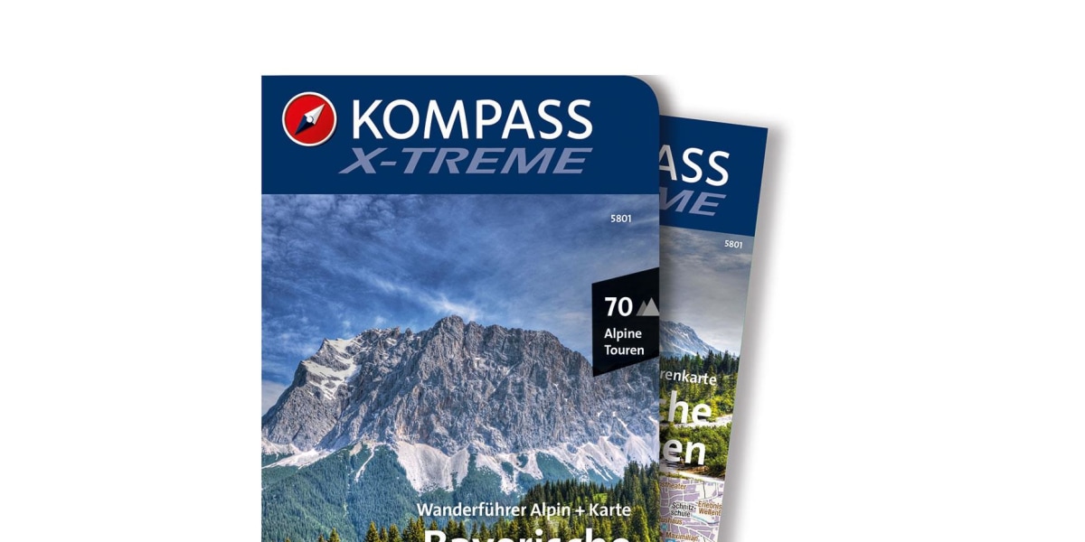 Kompass X-TREME: Bayerische Alpen mit Karte, Wanderführer, Rezension, Test, Empfehlungen, Touren, alpine Wandertouren, schwer