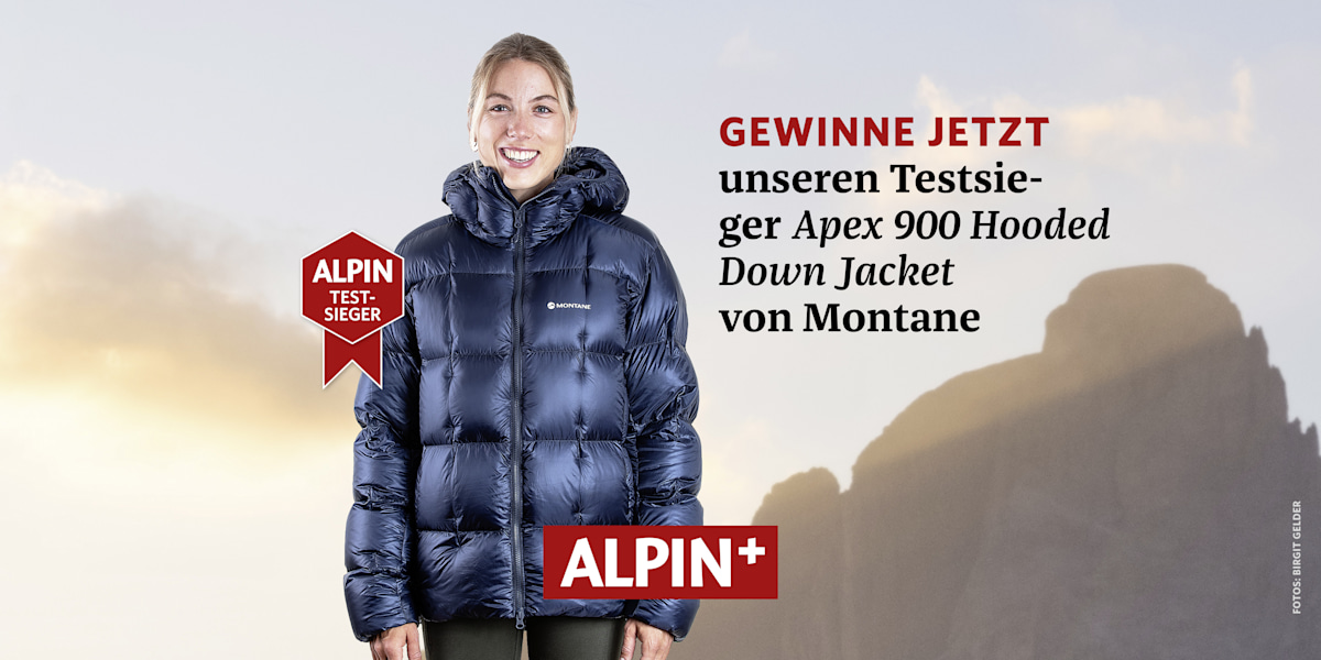 Testsieger: Montane Daunenjacke im Wert von 475 Euro zu gewinnen