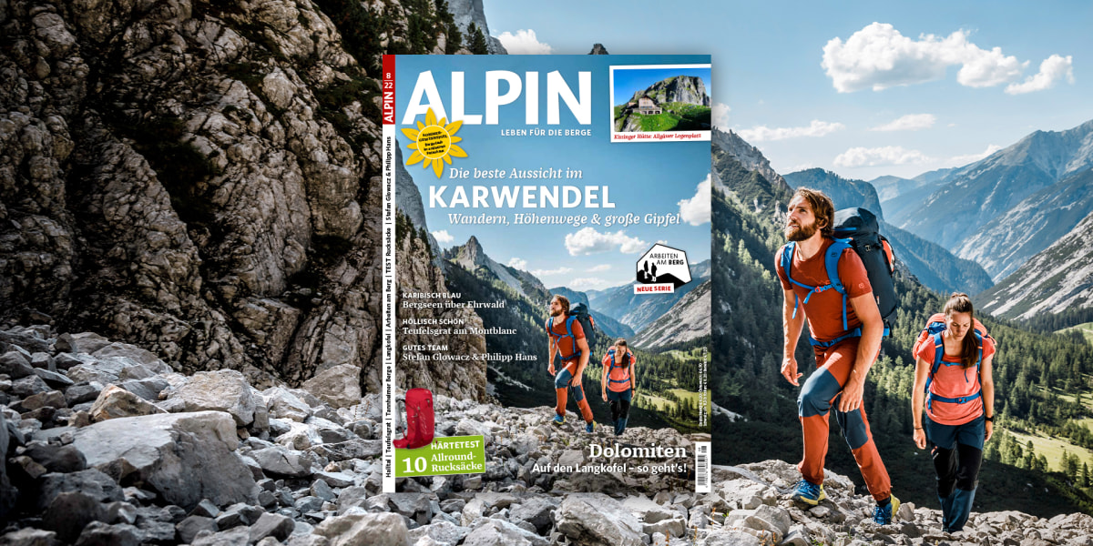 ALPIN 08/22 - Die beste Aussicht im Karwendel: Wandern, Höhenwege 