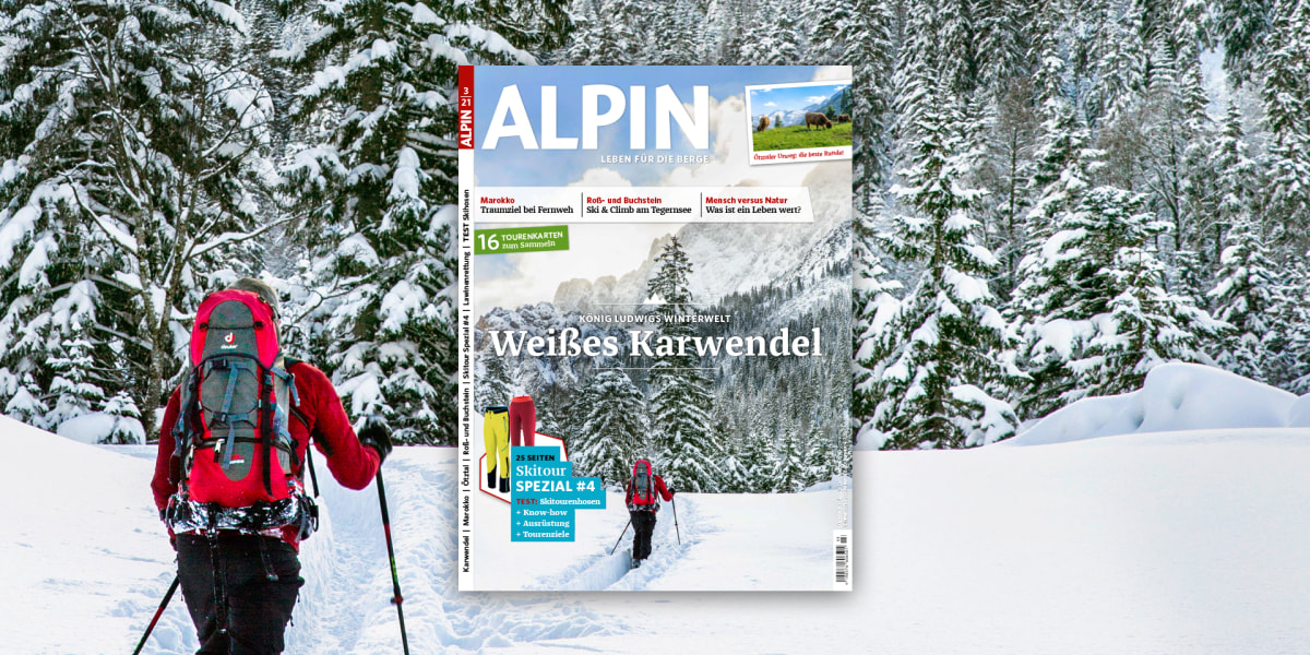 ALPIN 3/2021: Weißes Karwendel – Skitouren in der Soierngruppe