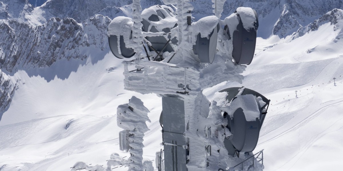 Eisige Temperaturen: Zugspitze stellt Jahrhunderrekord auf. 