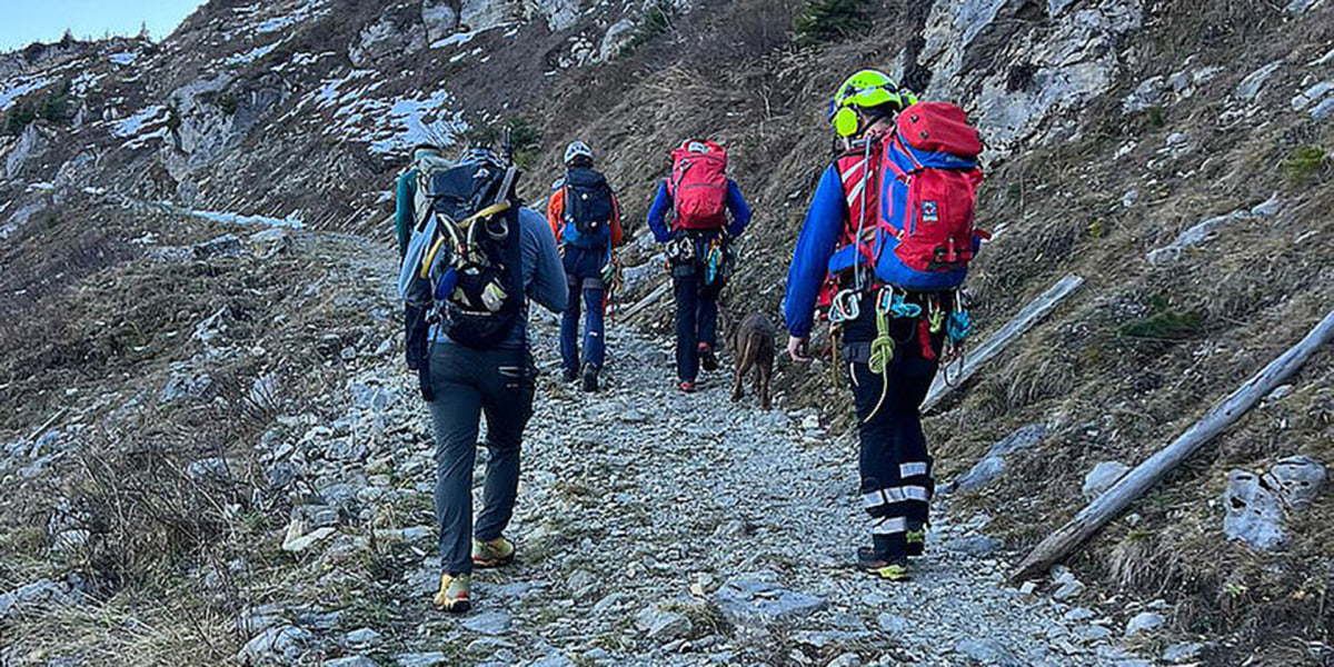 Bergwacht und Bergrettung im Einsatz
