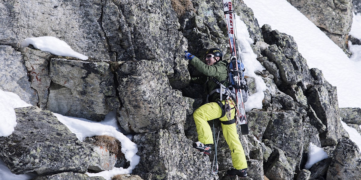 Felsabbruch im Arlberger-Winterklettersteig: Stahlseil reißt aus Verankerung (Symbolbild)