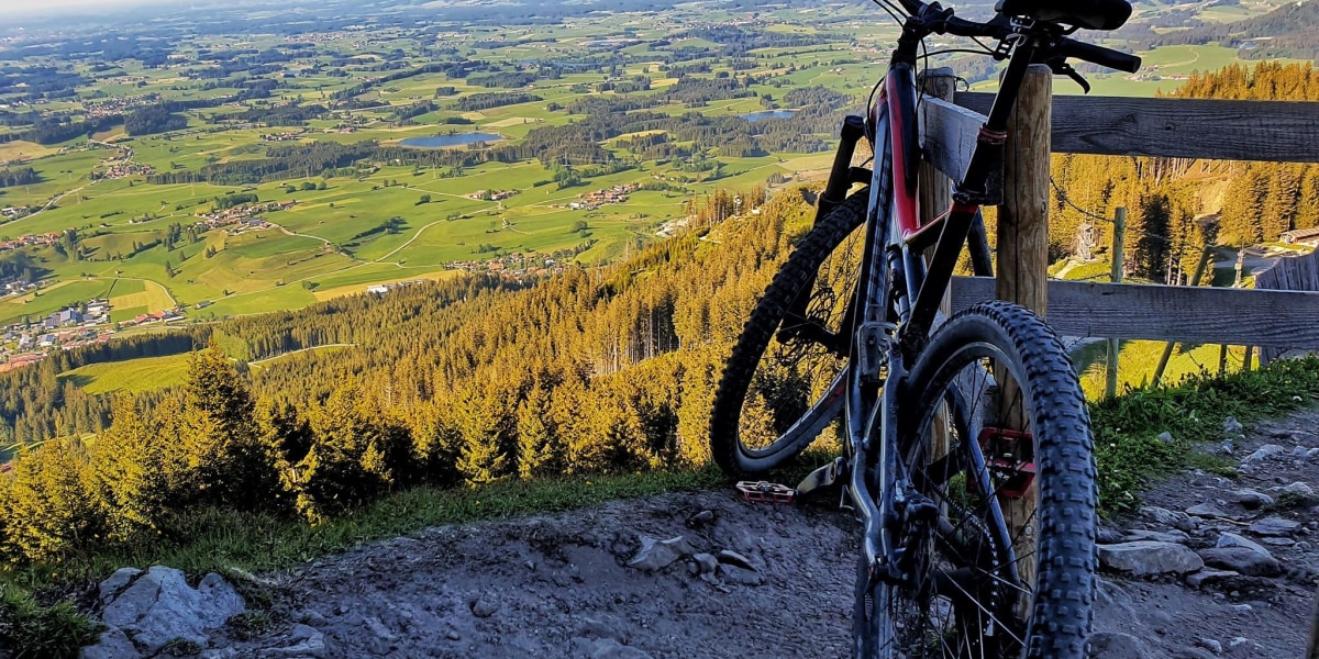"Bergradeln dahoam" - Mountainbiken im Allgäu und in Franken 