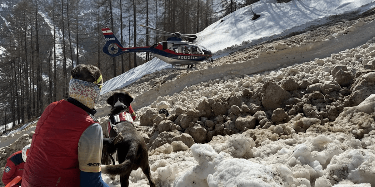 Im Einsatz am Stubaier Höhenweg: der Notarzthubschrauber Christophorus 1, der Polizeihubschrauber Libelle Tirol, Kräfte der Bergrettung Neustift im Stubaital, sowie ein Bergrettungshundeführer und mehrere Beamte der Alpinpolizei.