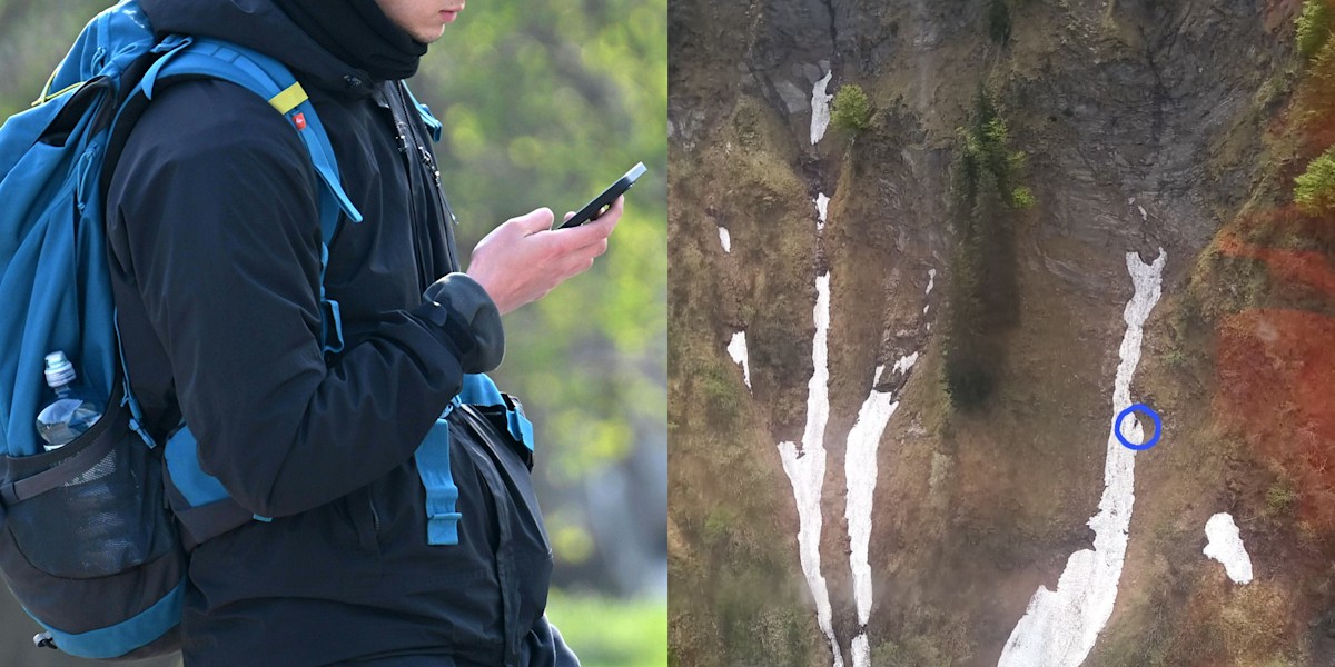 Oberstdorf: Wanderer vertraut Handy-App – Bergwacht rettet per Winde.