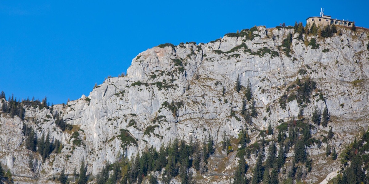 Das Kehlsteinhaus über Berchtesgaden.