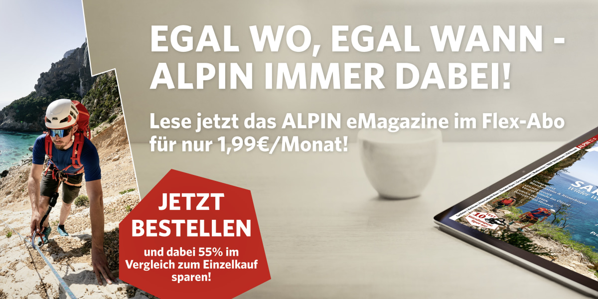 ALPIN eMagazin: Lest ALPIN digital für 1,99 Euro!