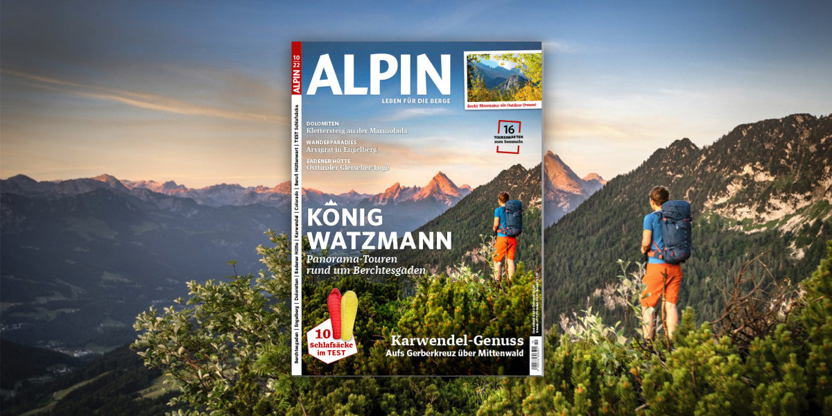 ALPIN 10/22 - Zu Gast bei König Watzmann: Panorama-Touren rund um Berchtesgaden