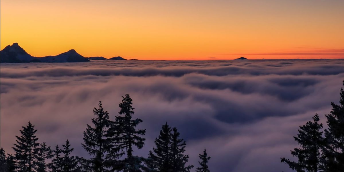 ALPIN-PICs im November: "Berge im Nebel"