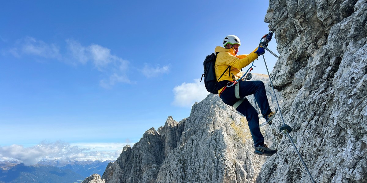 Der Klettersteig auf den Piz da Peres